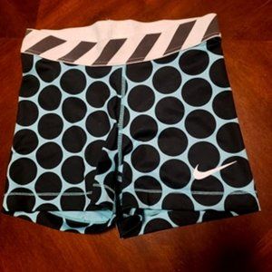 Nike Pro Dri-fit Polka Dot Athletic Shorts!